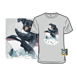 Shirt Woot Killer Penguin Graphic Tee Size Large